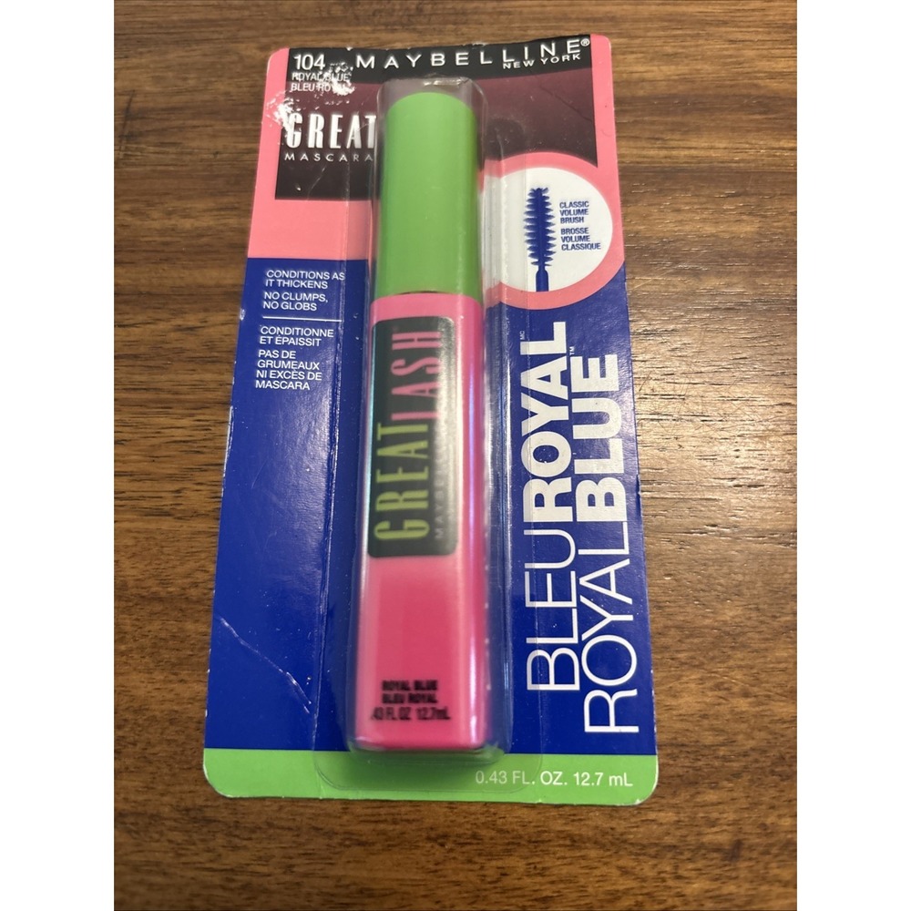 Maybelline Great Lash Washable Mascara, Royal Blue 104, 0.43 fl oz